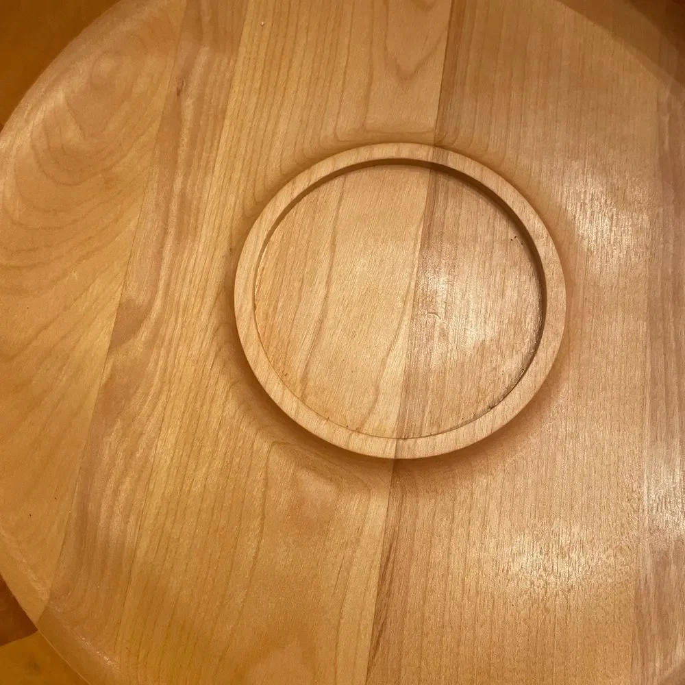Williams Sonoma Large Birch Wood Chip and Dip Bowl